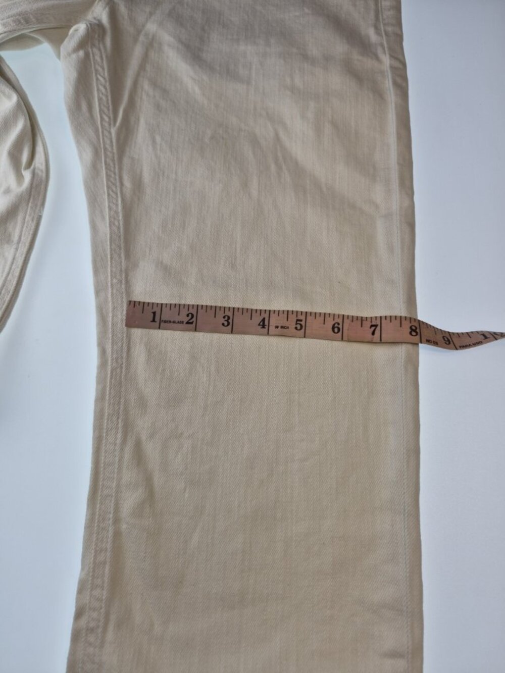 Peter Millar Crown Crafted White Jeans Men 32x30 Straight Leg 5-Pocket Denim - Picture 5 of 8